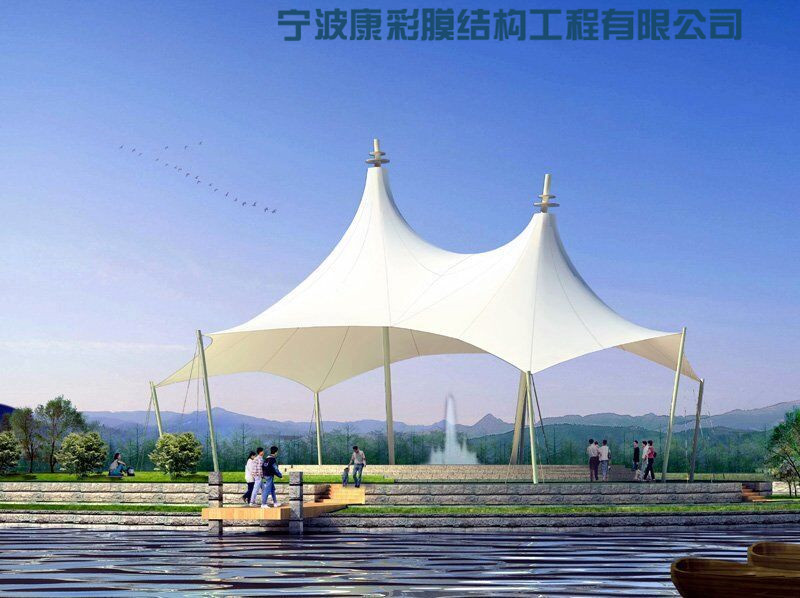膜結構景觀棚 A-1