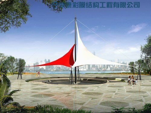 膜結構景觀棚 A-2