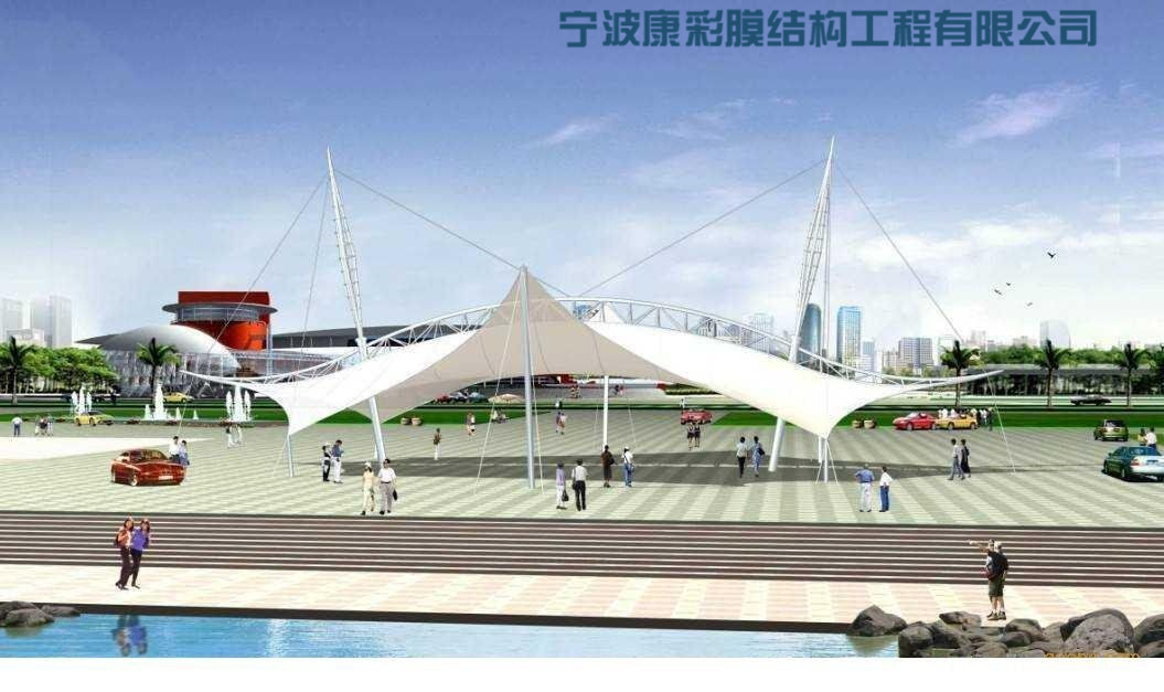 膜結構景觀棚 A-5