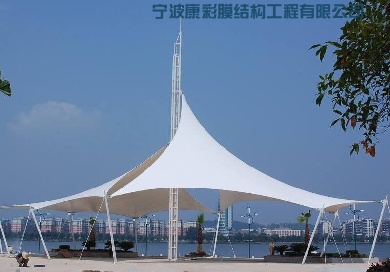 膜結構景觀棚 A-6