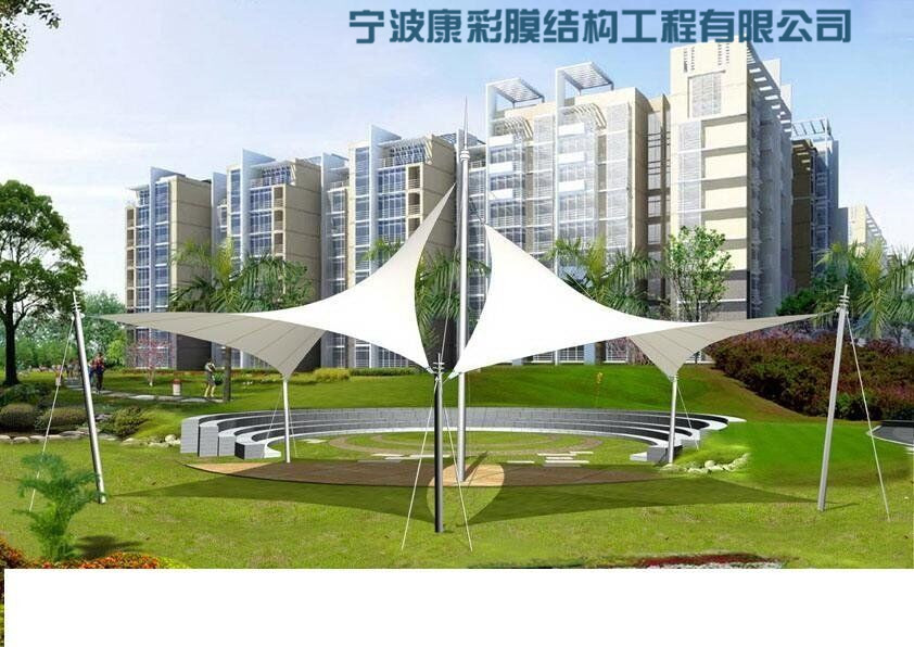 膜結構景觀棚 A-8