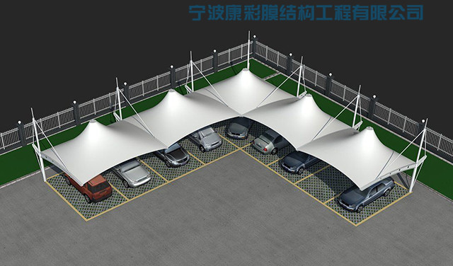 膜結(jié)構(gòu)停車棚 T-07