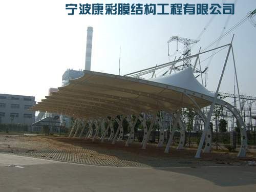 膜結(jié)構(gòu)停車棚 T-12