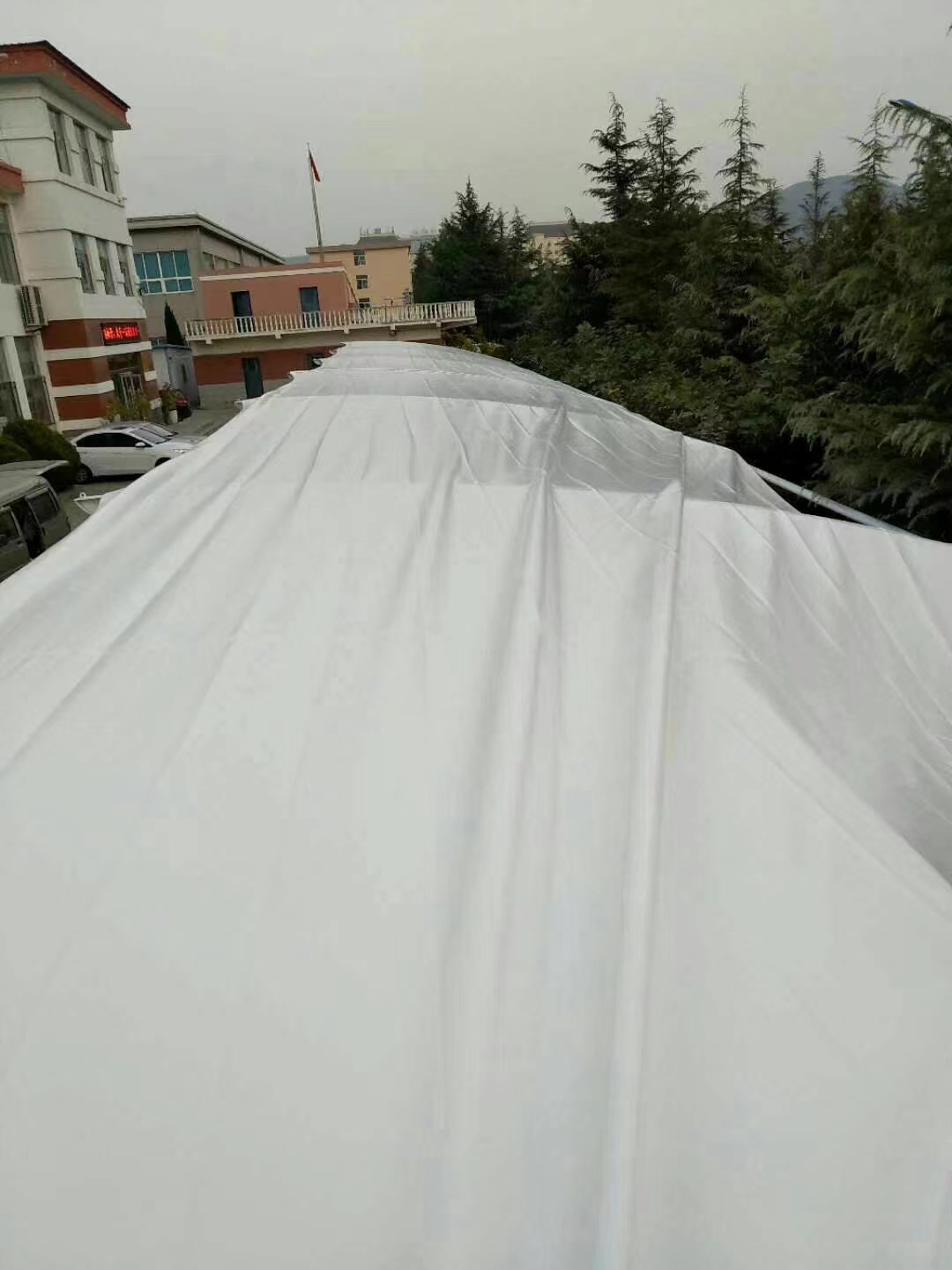 威海大方游艇膜結(jié)構(gòu)車棚